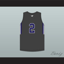 Load image into Gallery viewer, Scotty Pippen Jr 2 Sierra Canyon School Trailblazers Charcoal Gray Basketball Jersey 1