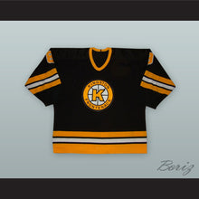 Load image into Gallery viewer, Sean McMorrow 8 Kingston Frontenacs Black Hockey Jersey