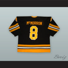 Load image into Gallery viewer, Sean McMorrow 8 Kingston Frontenacs Black Hockey Jersey