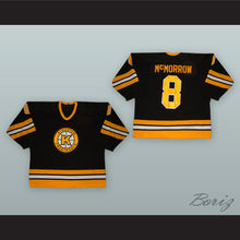 Load image into Gallery viewer, Sean McMorrow 8 Kingston Frontenacs Black Hockey Jersey