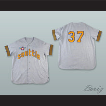Load image into Gallery viewer, Seattle Pilots 37 Gray Baseball Jersey