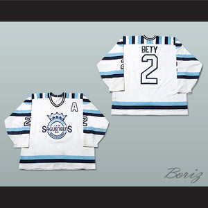 Sebastien Bety 2 Chicoutimi Sagueneens Hockey Jersey