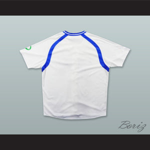 Seibu Lions White Button Down Baseball Jersey