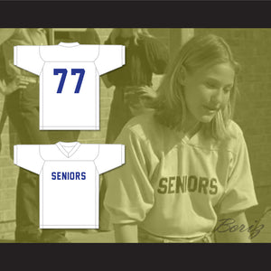 Seniors 77 White Football Jersey Dazed and Confused