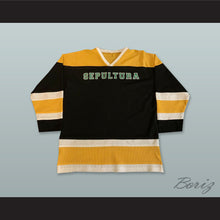 Load image into Gallery viewer, Sepultura Black Hockey Jersey