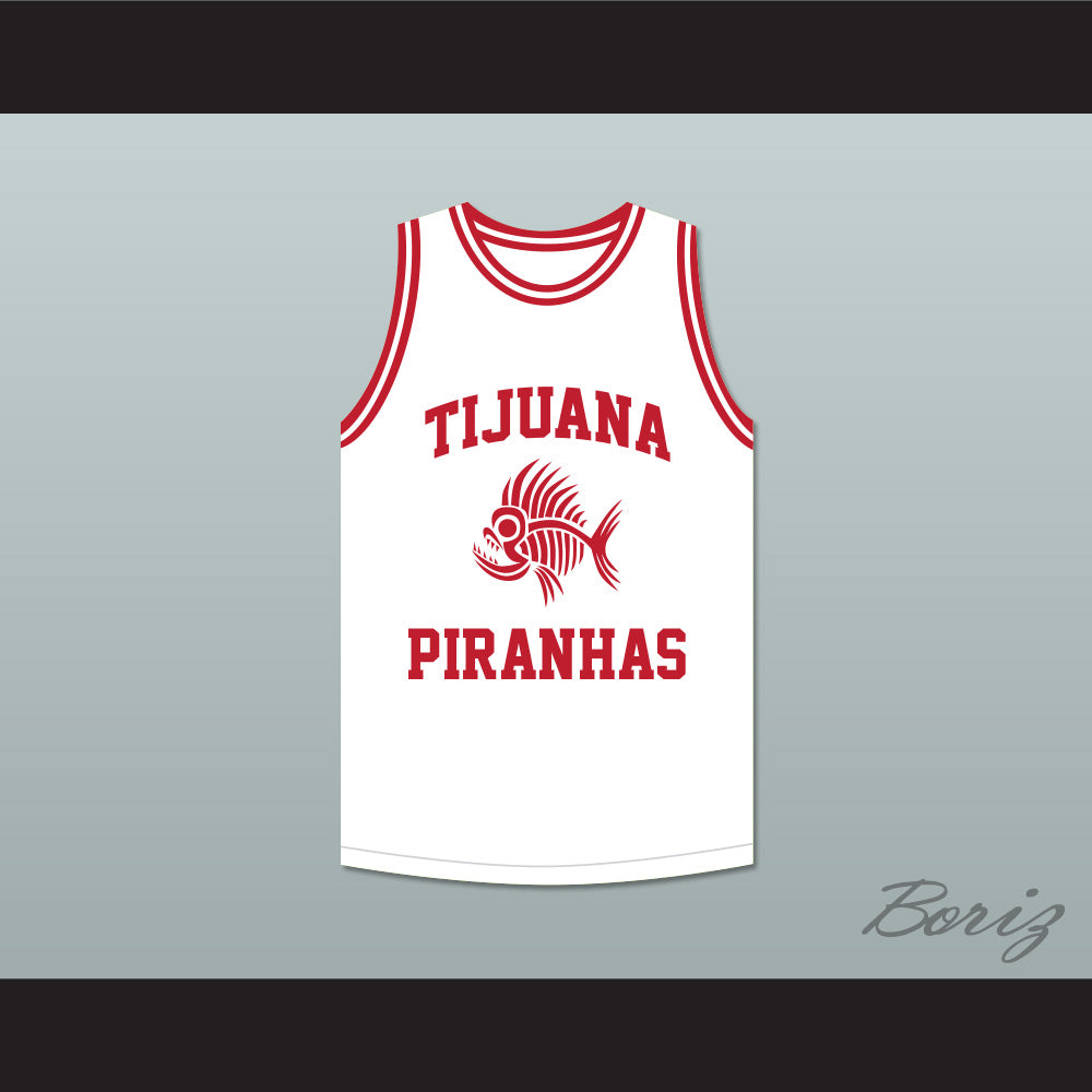 Serge Ibaka 19 Tijuana Piranhas White Basketball Jersey Mexican Expansion Team