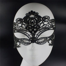 Load image into Gallery viewer, Sexy Babydoll Porn Lingerie Sexy Black/White/Red Hollow Lace Mask Exotic Erotic Costumes Women Sexy Lingerie Hot Cosplay Masks