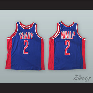 Slim Shady 2 MMLP Blue Basketball Jersey