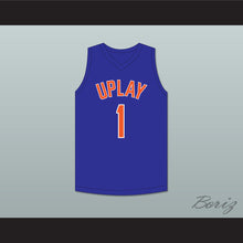 Load image into Gallery viewer, Shaedon Sharpe 1 UPLAY Canada AAU Blue Basketball Jersey 2
