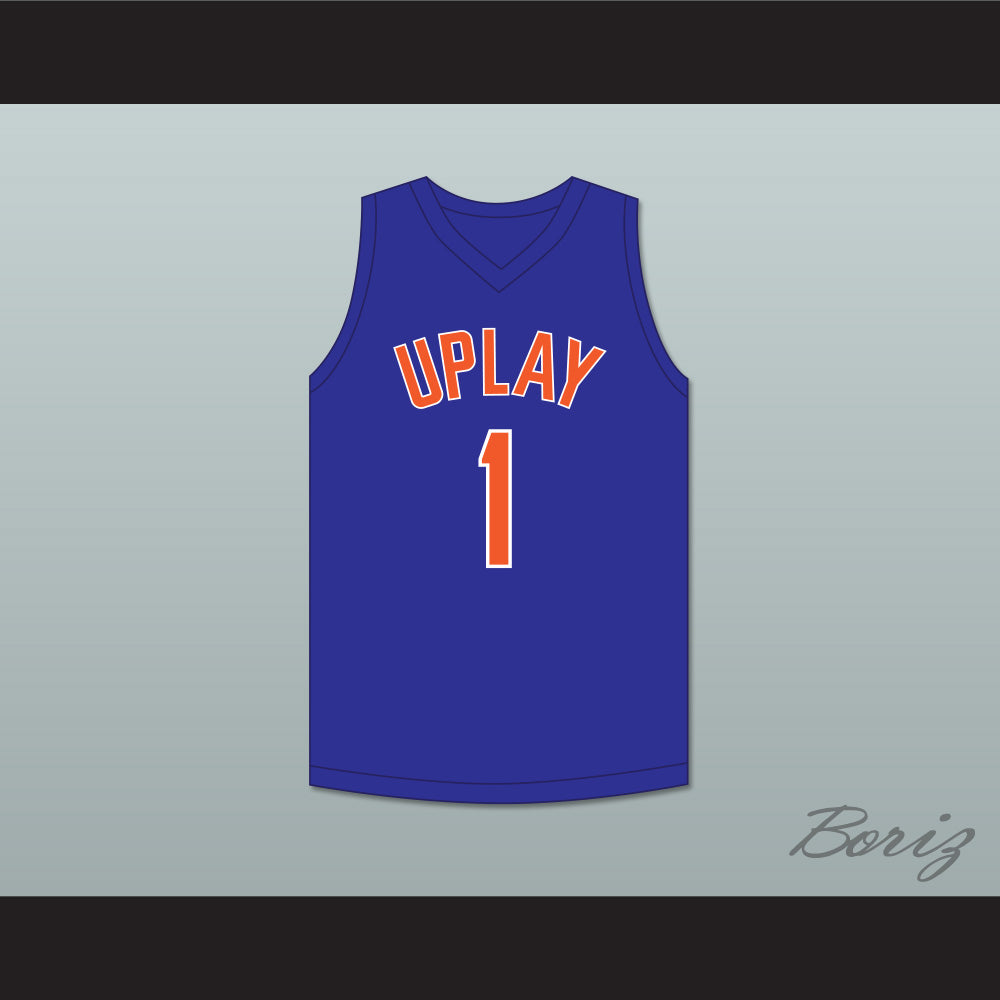 Shaedon Sharpe 1 UPLAY Canada AAU Blue Basketball Jersey 1