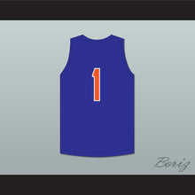 Load image into Gallery viewer, Shaedon Sharpe 1 UPLAY Canada AAU Blue Basketball Jersey 1