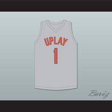 Load image into Gallery viewer, Shaedon Sharpe 1 UPLAY Canada AAU Light Gray Basketball Jersey 2