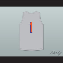 Load image into Gallery viewer, Shaedon Sharpe 1 UPLAY Canada AAU Light Gray Basketball Jersey 1