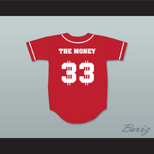 Load image into Gallery viewer, S McMahon The Money 33 Red Button Down Baseball Jersey