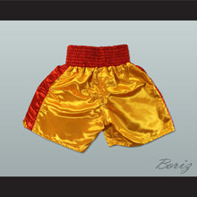 Load image into Gallery viewer, Sugar Shane Mosley Gold and Red Boxing Shorts