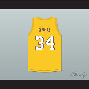Shaquille O'Neal 34 Super Lakers Basketball Jersey Shaq and the Super Lakers Skit MADtv