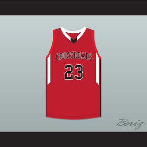 Shareef O'Neal 23 Crossroads School Roadrunners Red Basketball Jersey 1