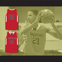 Load image into Gallery viewer, Shareef O&#39;Neal 23 Crossroads School Roadrunners Red Basketball Jersey 1