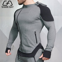 Load image into Gallery viewer, Shark Bay brand Gyms New Brand Sweatshirt Men Hoodies Winter Solid Hoodie Mens Hip Hop Coat Pullover Men's Casual Tracksuits