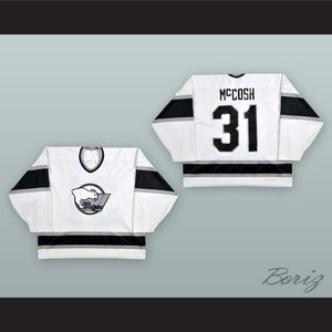 Shayne McCosh 31 Erie Panthers White Hockey Jersey