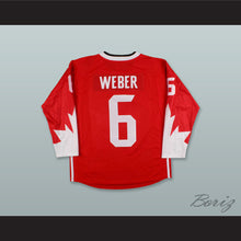 Load image into Gallery viewer, Shea Weber 6 Canada 2016 World Cup of Hockey Red Hockey Jersey