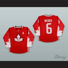 Load image into Gallery viewer, Shea Weber 6 Canada 2016 World Cup of Hockey Red Hockey Jersey