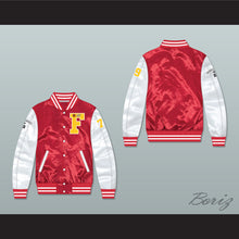 Load image into Gallery viewer, Thomas Shepard Class of 1979 Red/ White Varsity Letterman Satin Bomber Jacket