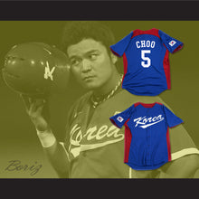 Load image into Gallery viewer, Shin Soo Choo 5 South Korea Blue Baseball Jersey