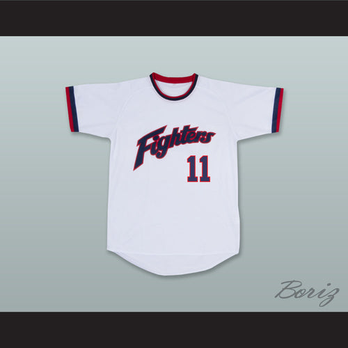 Shohei Ohtani 11 Hokkaido Nippon-Ham Fighters White Pullover Baseball Jersey