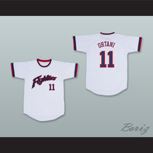 Load image into Gallery viewer, Shohei Ohtani 11 Hokkaido Nippon-Ham Fighters White Pullover Baseball Jersey
