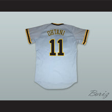 Load image into Gallery viewer, Shohei Otani 11 Hokkaido Nippon-Ham Fighters Light Blue Pullover Baseball Jersey