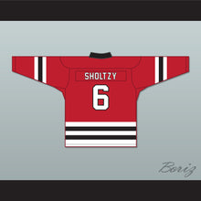 Load image into Gallery viewer, Sholtzy 6 Letterkenny Irish Red Hockey Jersey