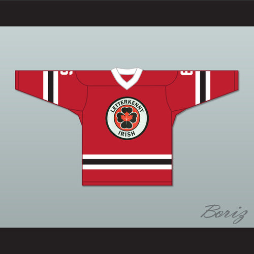 Sholtzy 6 Letterkenny Irish Red Alternate Hockey Jersey