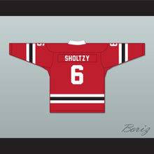 Load image into Gallery viewer, Sholtzy 6 Letterkenny Irish Red Alternate Hockey Jersey