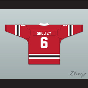Sholtzy 6 Letterkenny Irish Red Alternate Hockey Jersey