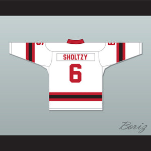 Sholtzy 6 Letterkenny Irish White Alternate Hockey Jersey