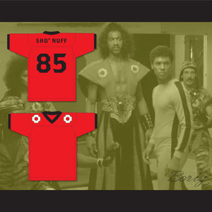 The Shogun of Harlem Sho'Nuff 85 Red Football Jersey