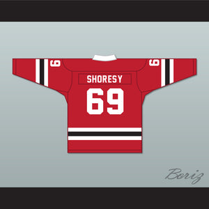 Shoresy 69 Letterkenny Irish Red Alternate Hockey Jersey