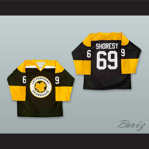 Shoresy 69 Letterkenny Shamrocks Black Hockey Jersey