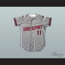 Load image into Gallery viewer, Shreveport Captains 11 Gray Baseball Jersey