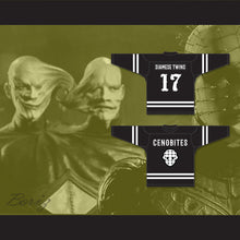 Load image into Gallery viewer, Siamese Twins 17 Cenobites Black Hockey Jersey Hellraiser Series