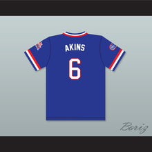Load image into Gallery viewer, Sid Akins 6 1984 USA Team Blue Baseball Jersey