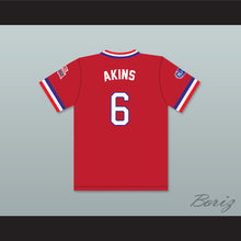 Load image into Gallery viewer, Sid Akins 6 1984 USA Team Red Baseball Jersey