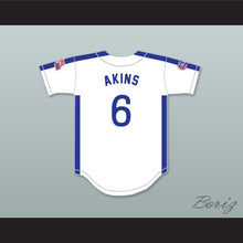 Load image into Gallery viewer, Sid Akins 6 1984 USA Team White Button Down Baseball Jersey