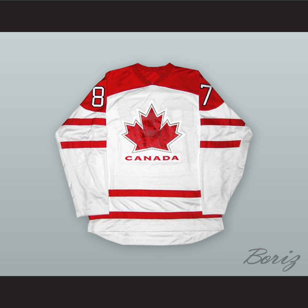 Sidney Crosby 87 Canada White Hockey Jersey