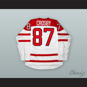 Sidney Crosby 87 Canada White Hockey Jersey