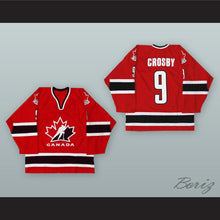 Load image into Gallery viewer, Sidney Crosby 9 Canada Red Hockey Jersey