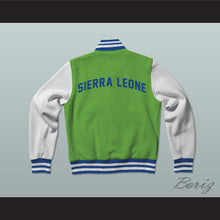 Load image into Gallery viewer, Sierra Leone Varsity Letterman Jacket-Style Sweatshirt