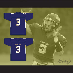 Skyy Moore 3 Shady Side Academy Bulldogs Navy Blue Football Jersey 1