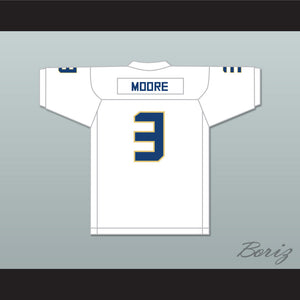Skyy Moore 3 Shady Side Academy Bulldogs White Football Jersey 2